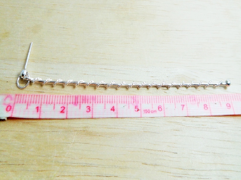 Handmade 925 Sterling Silver Long Bar Dangle Earrings – Minimalist Statement Studs - Image 2