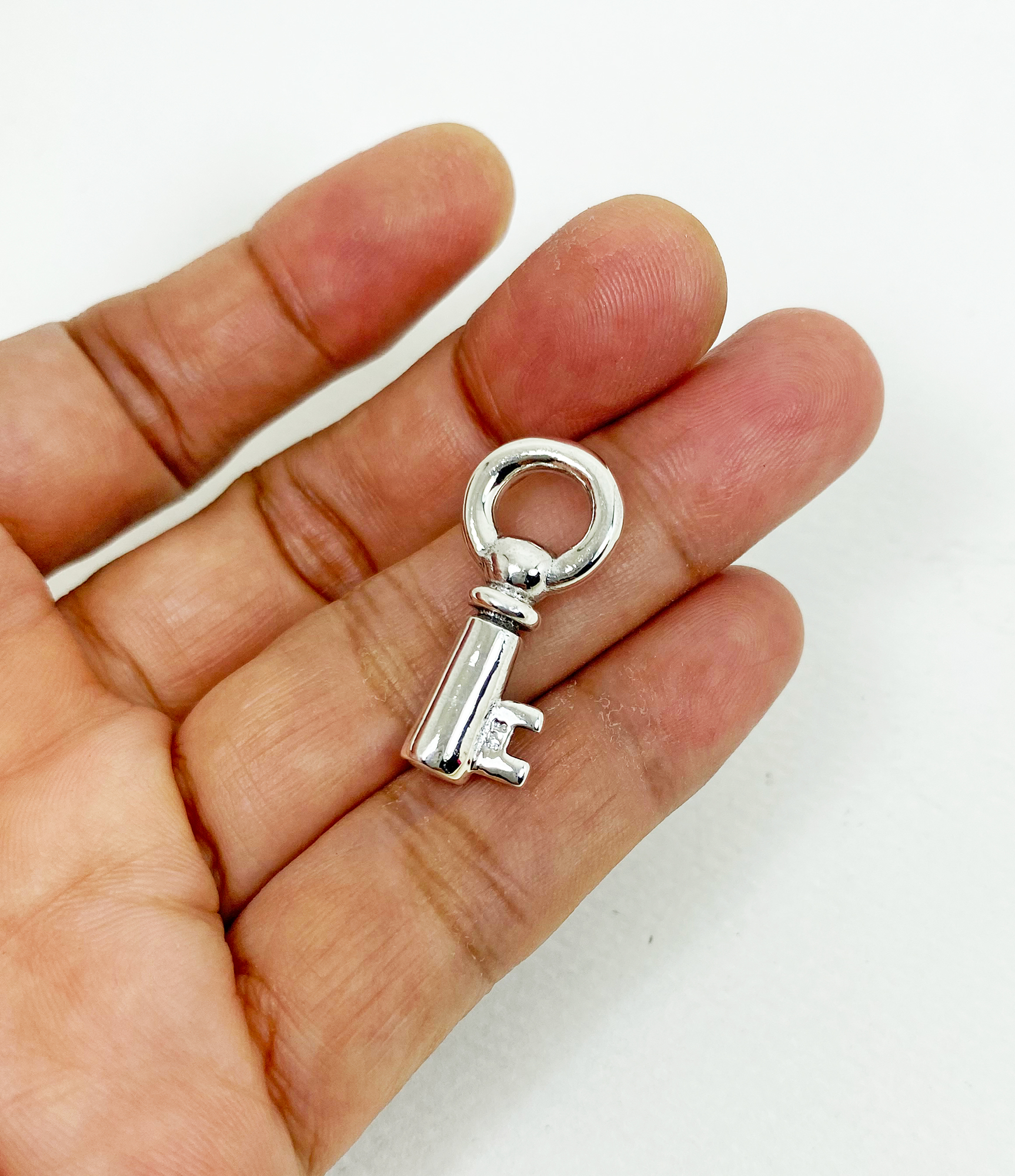 Handmade 3D Prison Key Pendant - 925 Sterling Silver Charm for Birthday Gifts - Image 8