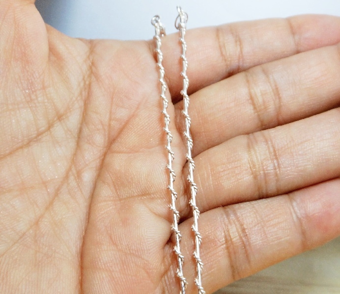 Handmade 925 Sterling Silver Long Bar Dangle Earrings – Minimalist Statement Studs - Image 5