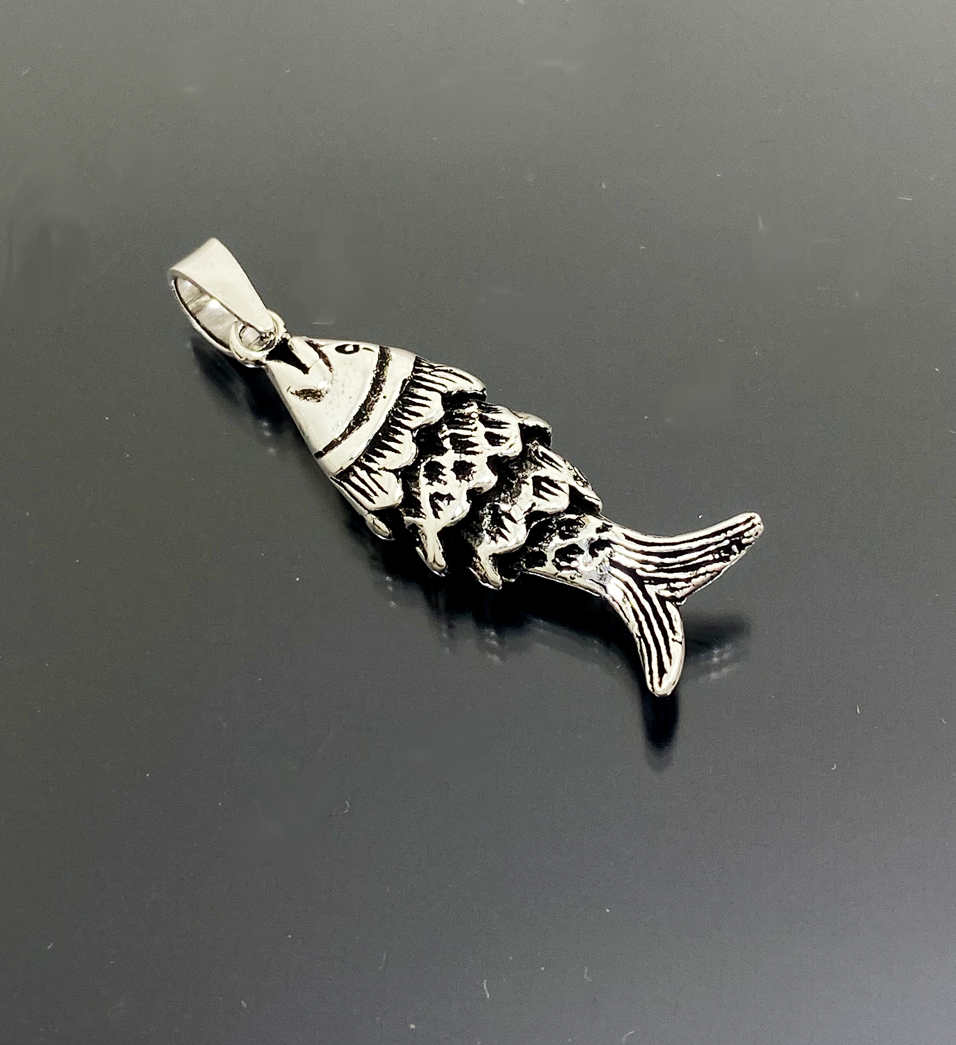 Handmade 3D Movable Fish Charm - 925 Sterling Silver Ocean Themed Jewelry - Image 6