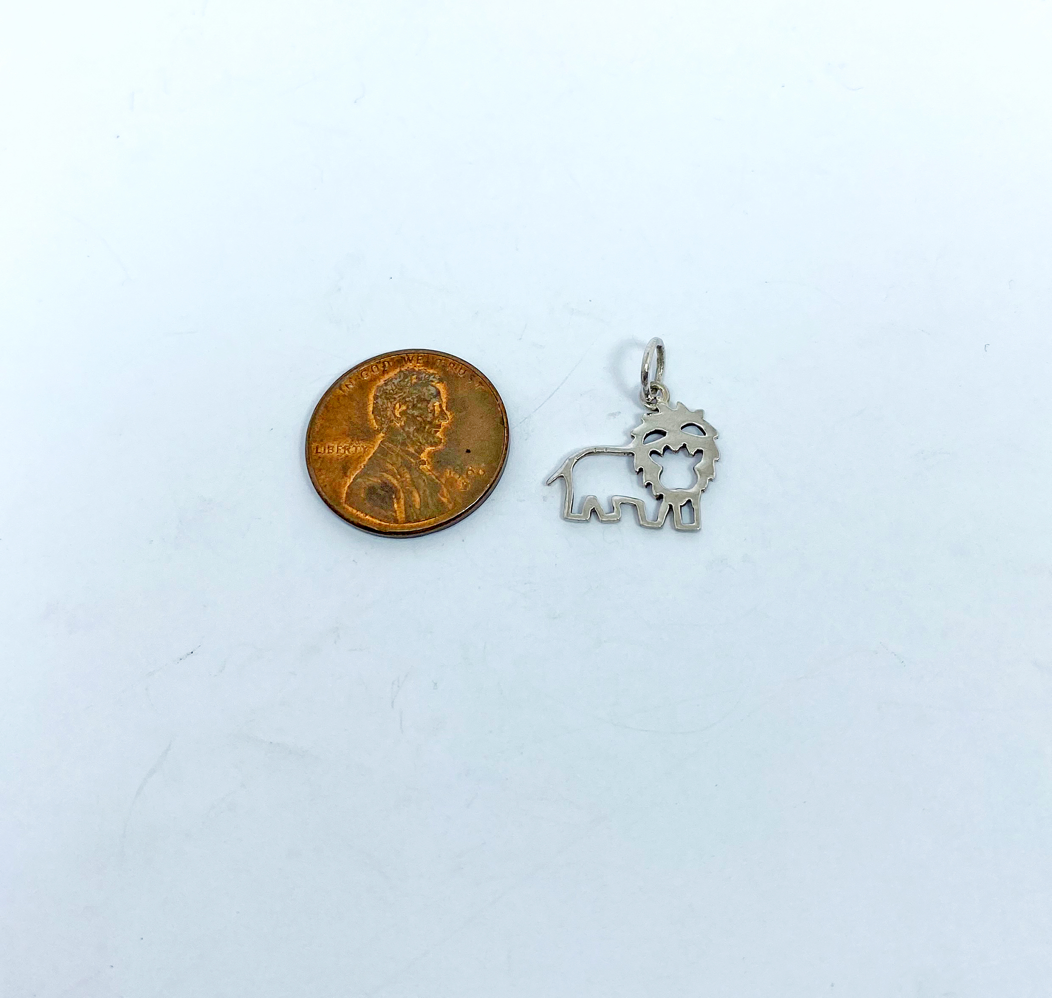 Handmade 925 Sterling Silver Cutout Lion Pendant Necklace - Safari Jewelry Gifts - Image 8