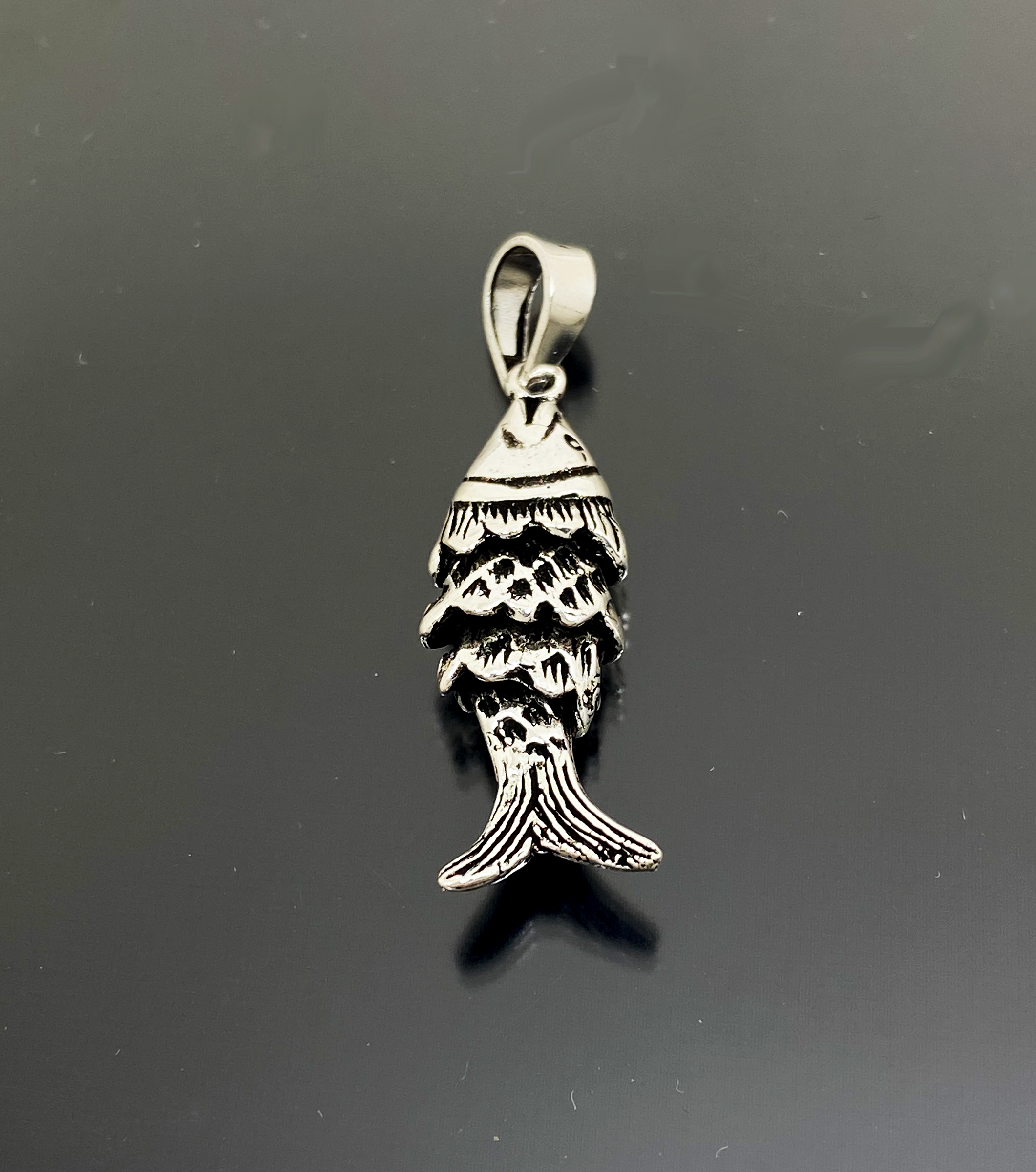 Handmade 3D Movable Fish Charm - 925 Sterling Silver Ocean Themed Jewelry - Image 8
