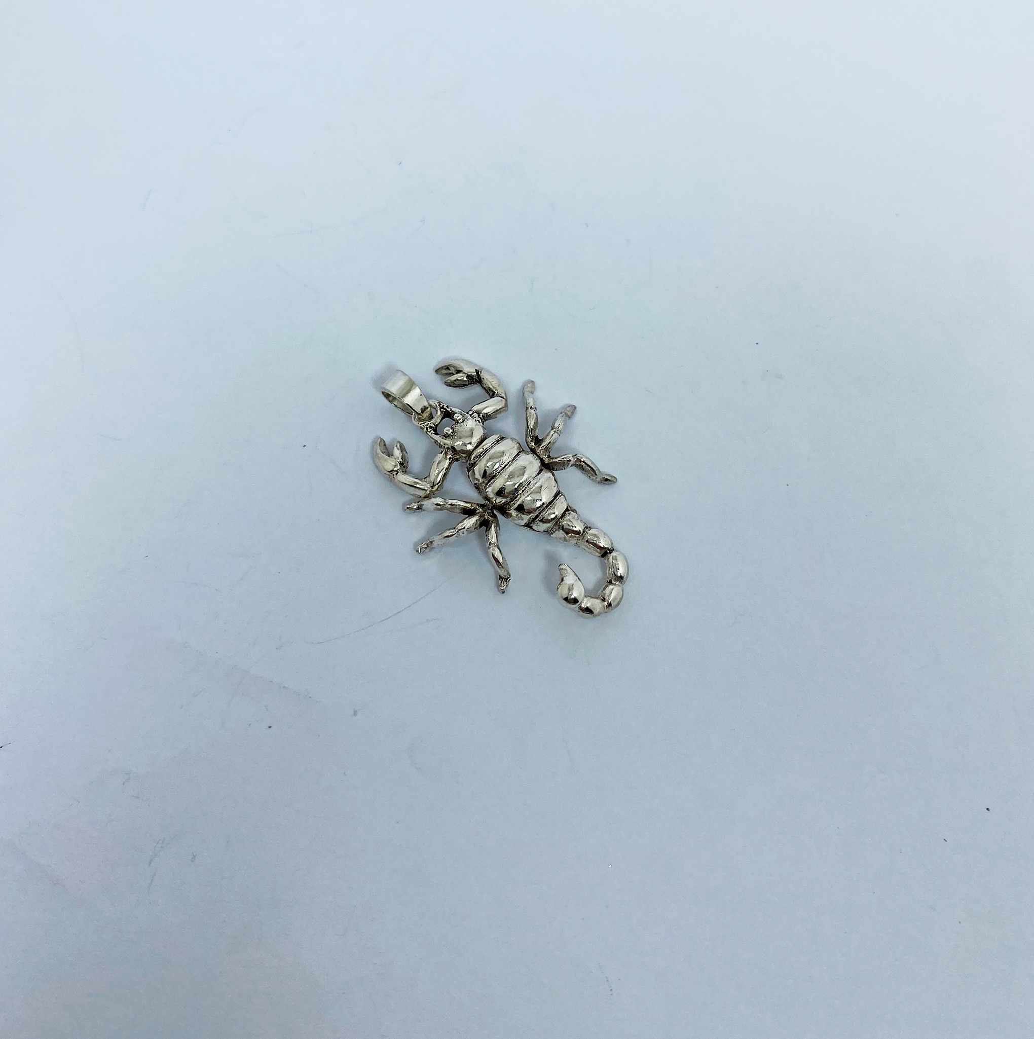 Handmade 925 Sterling Silver Movable Scorpion Pendant - Unisex Predator Jewelry - Image 8