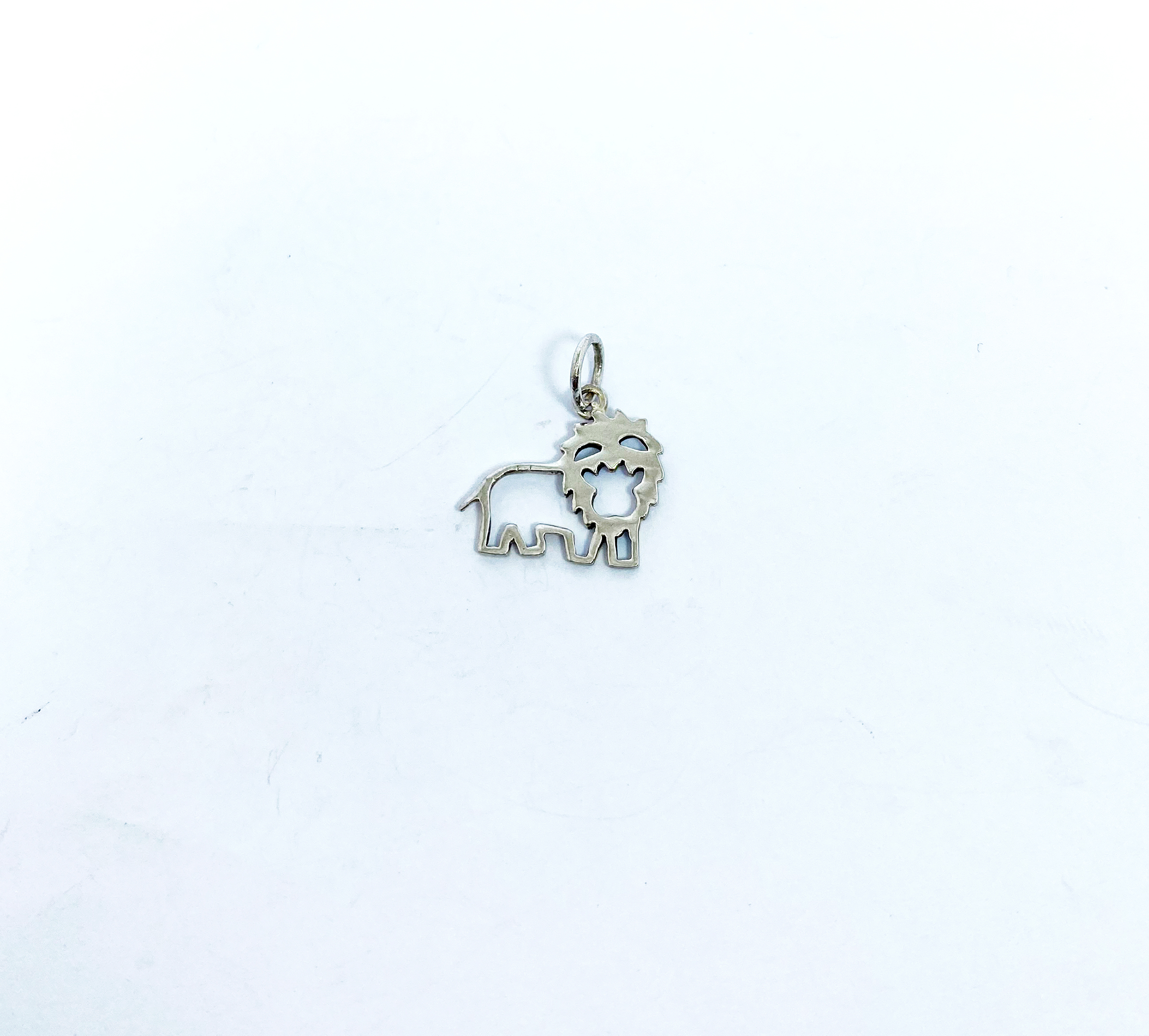 Handmade 925 Sterling Silver Cutout Lion Pendant Necklace - Safari Jewelry Gifts - Image 9