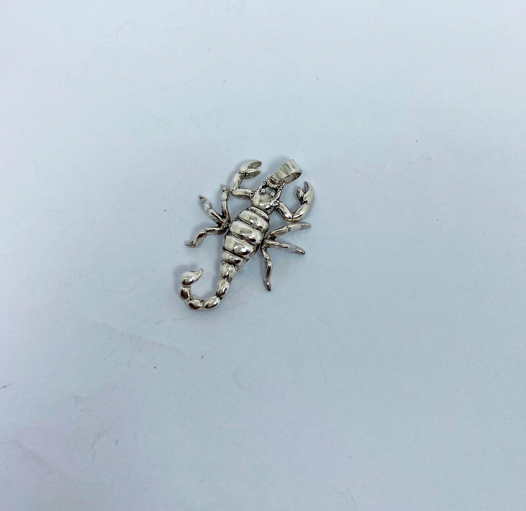 Handmade 925 Sterling Silver Movable Scorpion Pendant - Unisex Predator Jewelry - Image 9