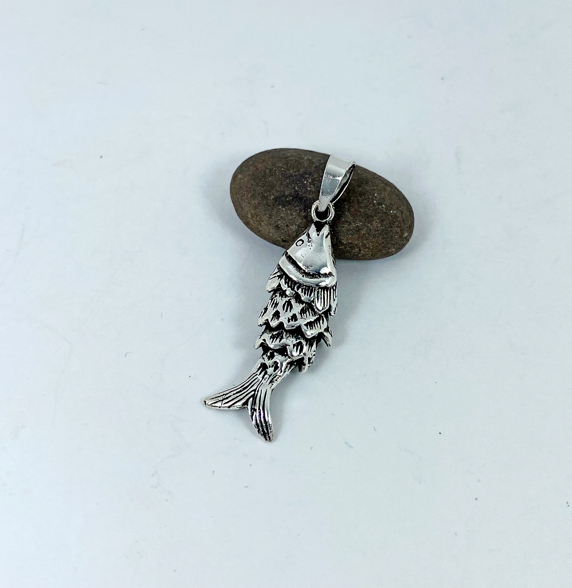 Handmade 3D Movable Fish Charm - 925 Sterling Silver Ocean Themed Jewelry - Image 10