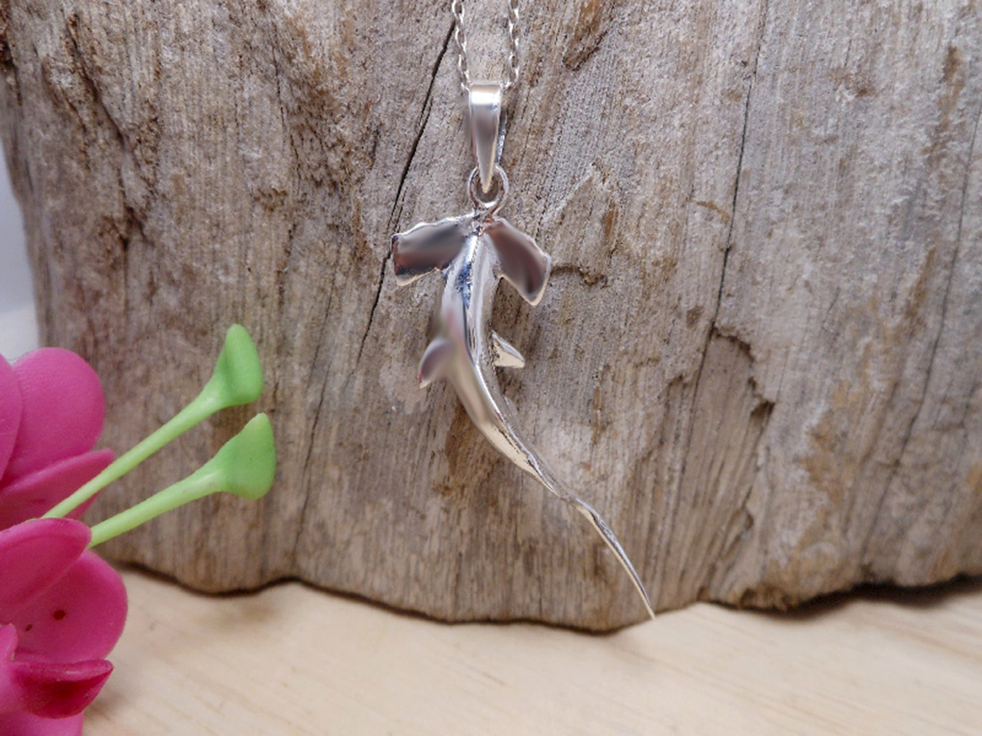 3D Hammerhead Shark Pendant, Handmade Unisex Pendant, 925 Silver Aquarium Gifts. - Image 9