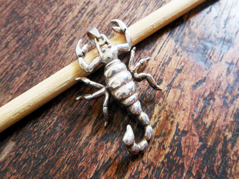 Handmade 925 Sterling Silver Movable Scorpion Pendant - Unisex Predator Jewelry - Image 11