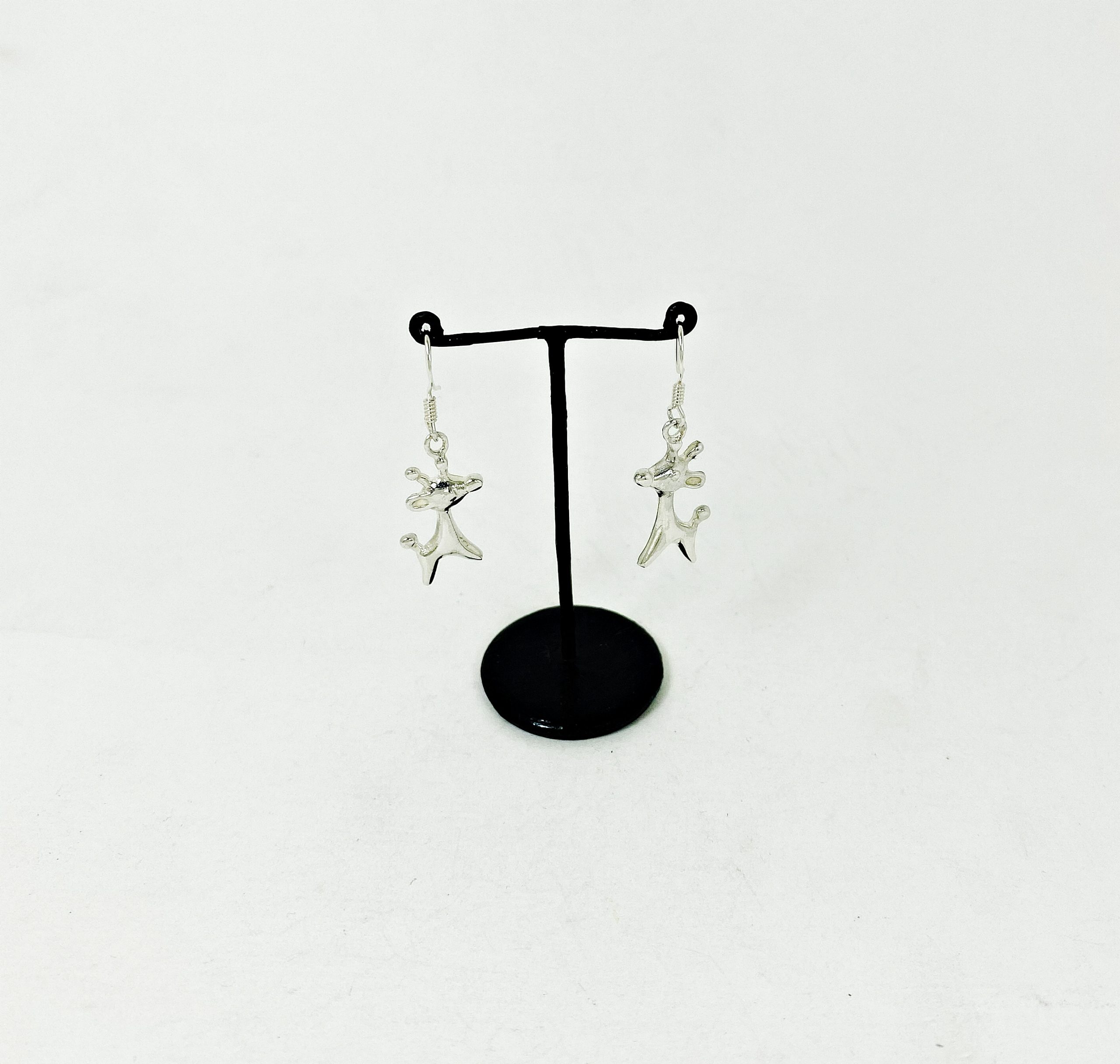 Handmade 925 Sterling Silver Solid Giraffe Dangle Earrings – Cute Animal Lover Jewelry - Image 12