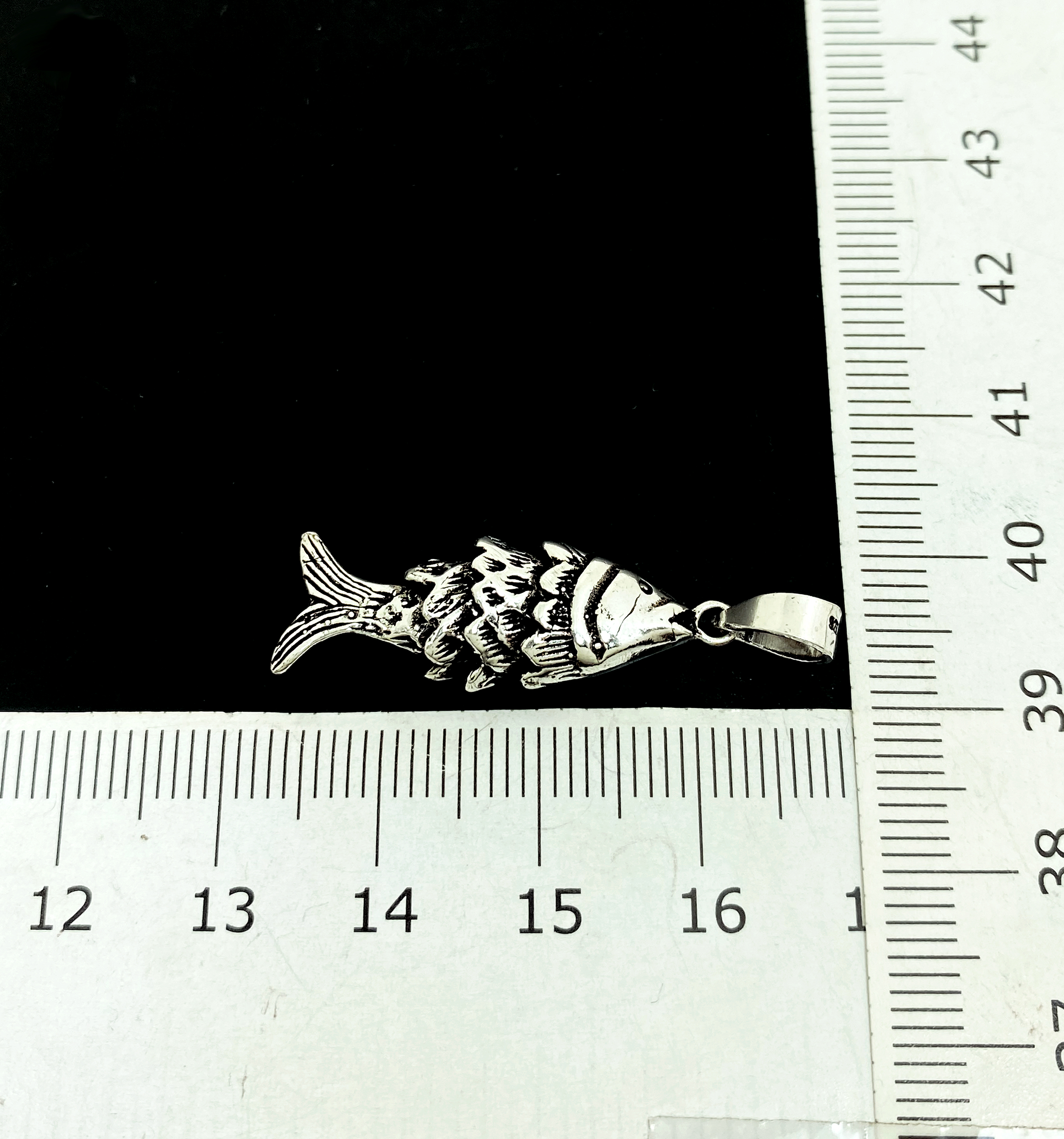 Handmade 3D Movable Fish Charm - 925 Sterling Silver Ocean Themed Jewelry - Image 13