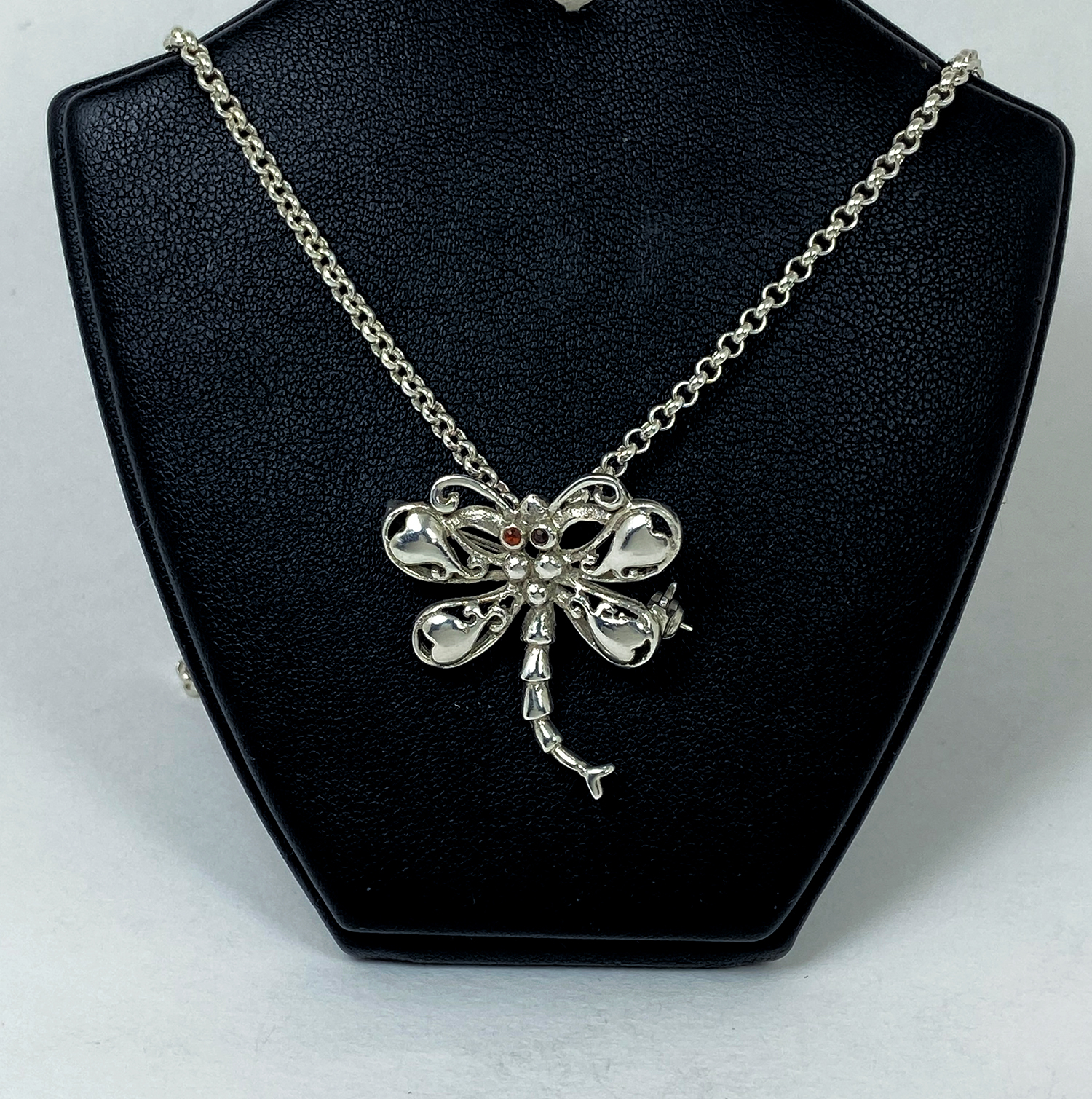 Sup Silver Dragonfly Brooch 925 Sterling Silver, Handmade Dragonfly Pendant Jewelry Gifts - Image 4
