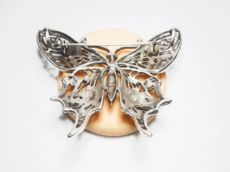 Garnet Butterfly Brooch, Large Silver Pendant | Sup Silver - Image 7