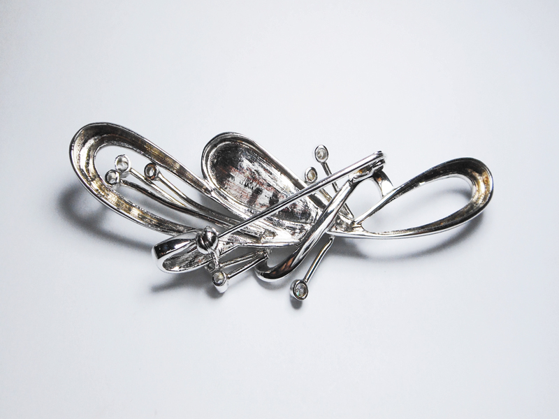 925 Silver Onyx Brooch, Black Floral Pendant | Sup Silver - Image 9