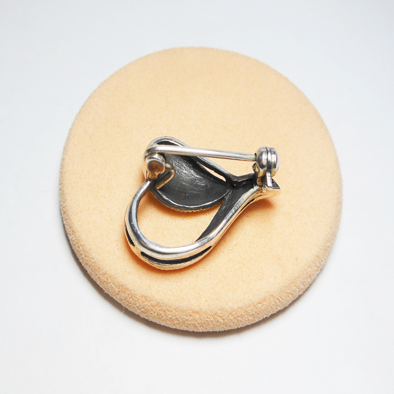 Sup Silver Marcarsite Heart Brooch 925 Sterling Silver, Handmade Valentine's Gifts For Her - Image 2