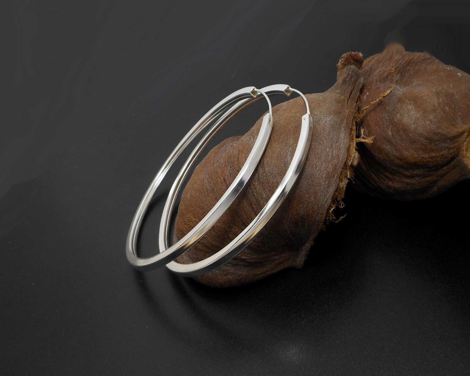 Handmade 65mm Square Tube Silver Hoop Earrings – Large Minimalist 925 Sterling Silver Jewelry - Image 13