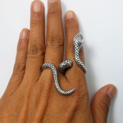 Snake Wrap Double Ring