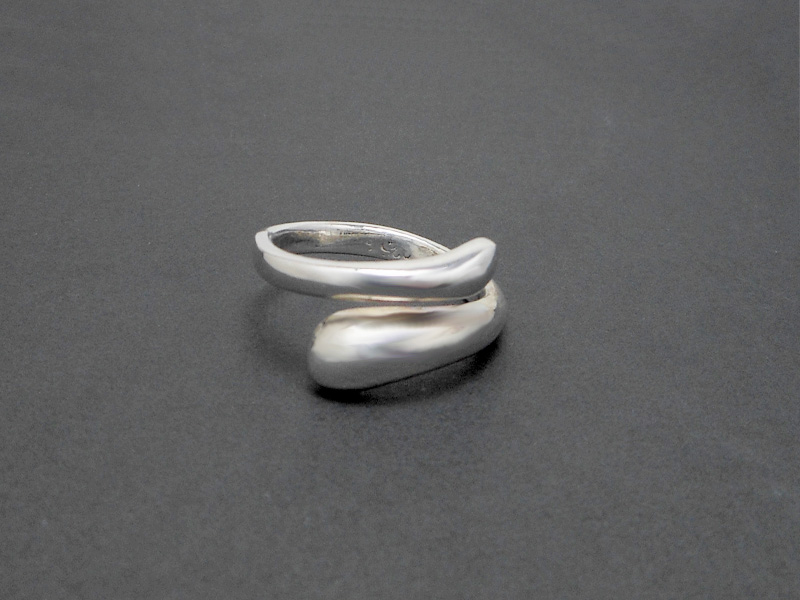Sup Silver Adjustable Spiral Dome Ring 925 Sterling Silver, Handmade Women Wrap Ring - Image 4