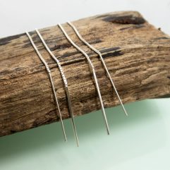 Box Chain Threader Earrings β 925 Sterling Silver Handmade Dangle Jewelry