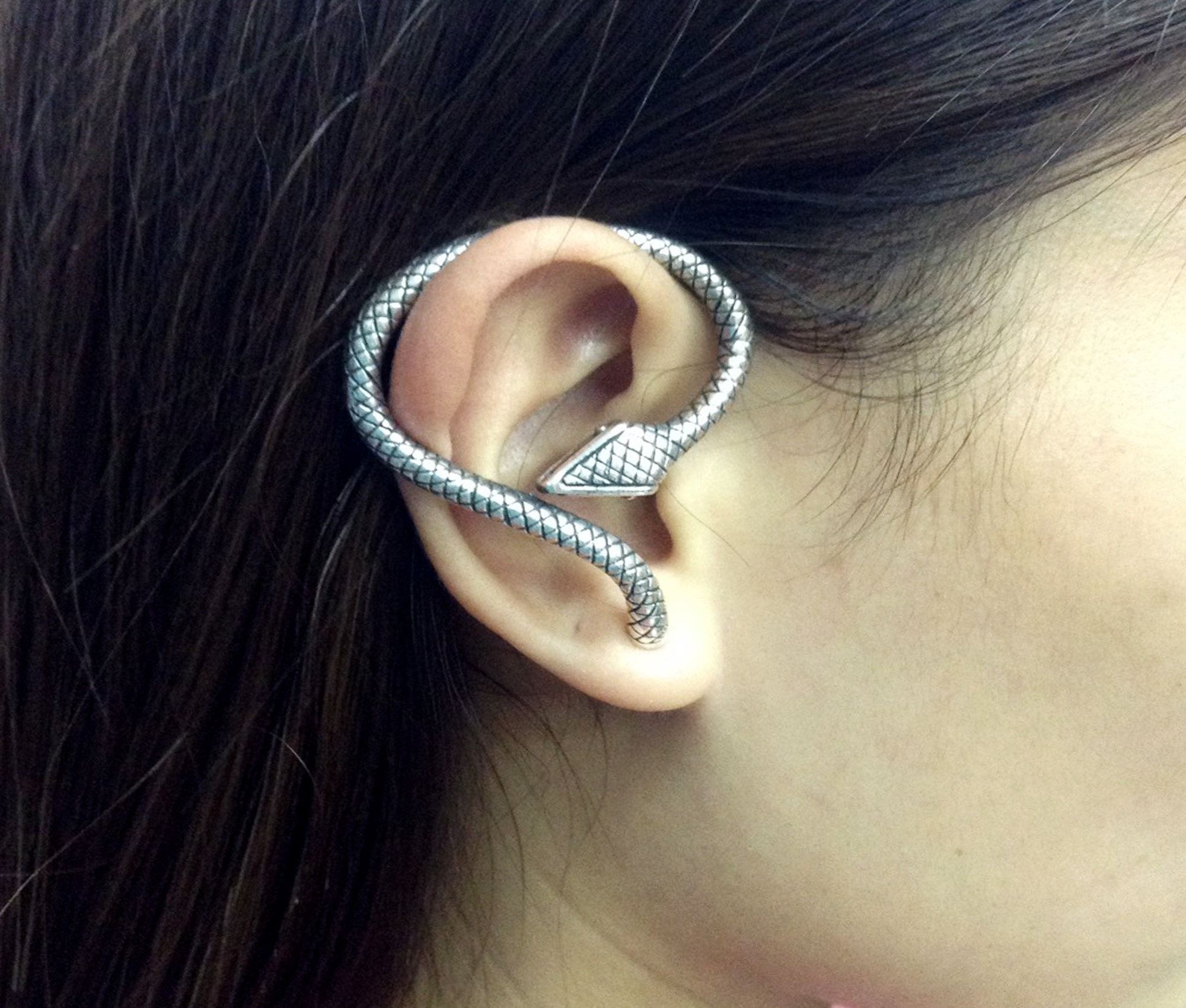 925 Snake Ear Crawler, Climber Silver Earrings | Sup Silver – Sup Silver