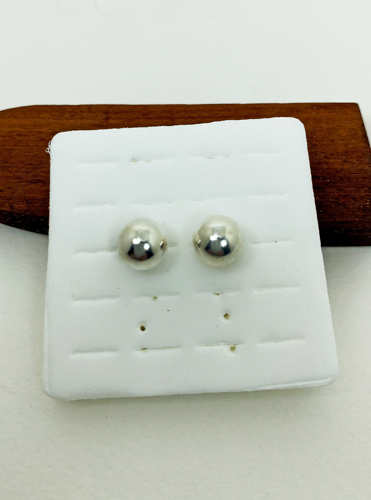 Ball Stud Earrings – Handmade 925 Sterling Silver Sphere Studs (9mm, 12mm, 14mm) - Image 11