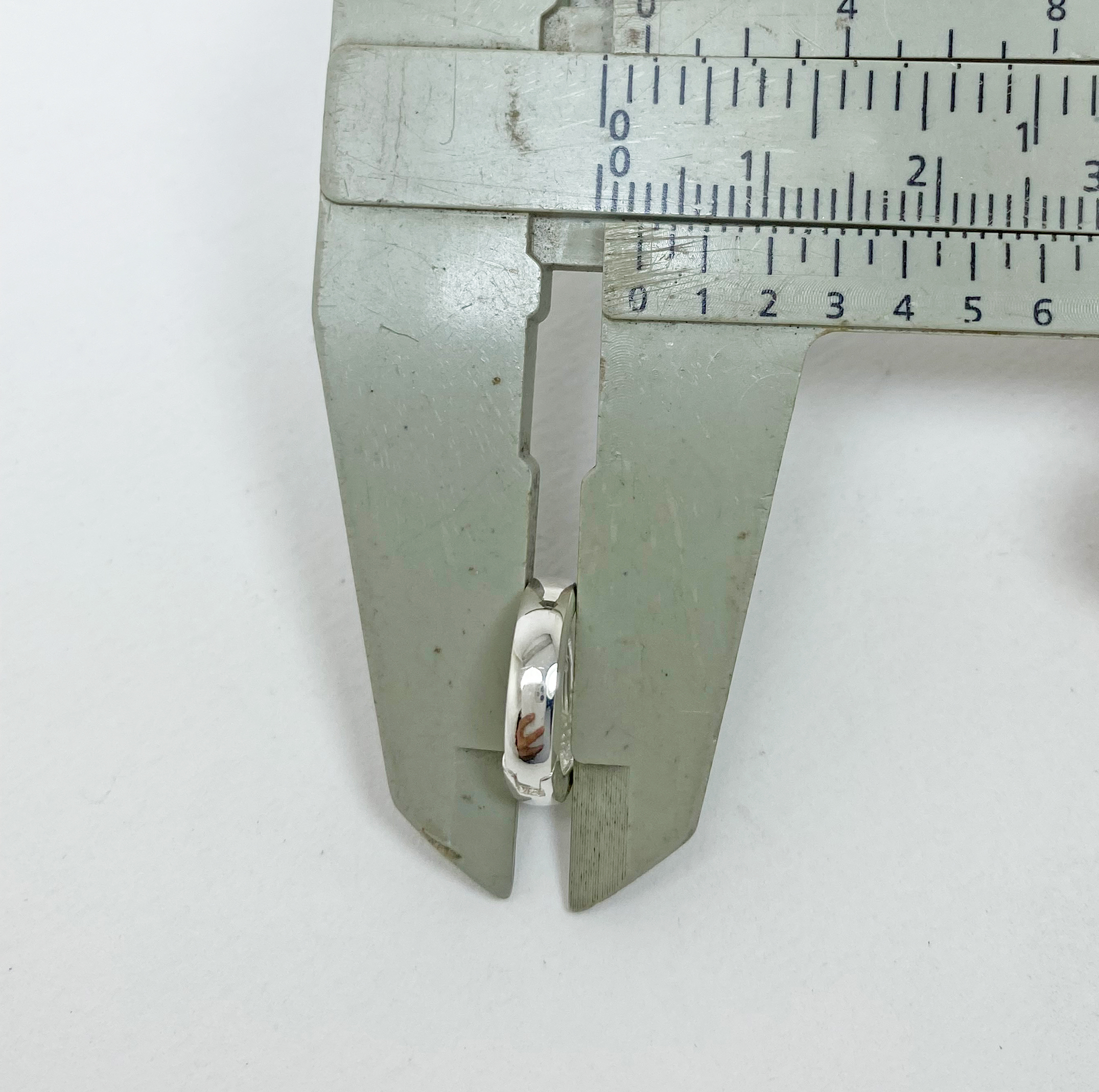 Round Huggie Earrings – 925 Sterling Silver 3mm Wide Unisex Handmade Hoops - Image 12