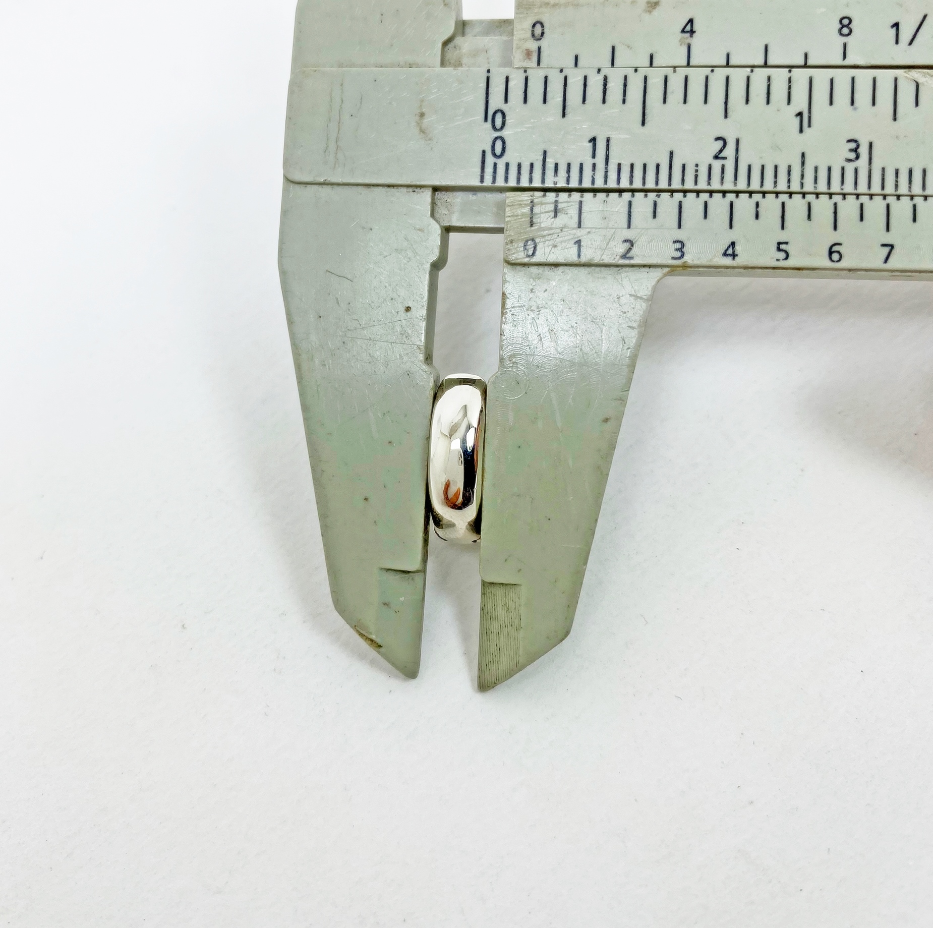 Oval Huggie Earrings – 925 Sterling Silver 4mm Wide Unisex Handmade Hoops - Image 9