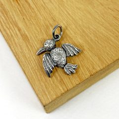 Sup Silver Movable Bird Pendant 925 Sterling Silver, Handmade Jewelry Gifts For Bird Lovers
