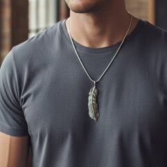 Feather jewelry