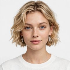 925 Sterling Silver Cross Dangle Earrings | Handmade Minimalist Christian Jewelry